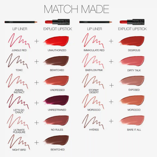 The Explicit Lipstick & Lip Liner Set